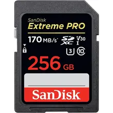 მეხსიერების ბარათი SanDisk 256GB Extreme PRO SD/XC UHS-I Card 200MB/S V30/4K Class 10 SDSDXXD-256G-GN4INმეხსიერების ბარათი SanDisk 256GB Extreme PRO SD/XC UHS-I Card 200MB/S V30/4K Class 10 SDSDXXD-256G-GN4INმეხსიერების ბარათი SanDisk 256GB Extreme PRO SD/XC UHS-I Card 200MB/S V30/4K Class 10 SDSDXXD-256G-GN4IN