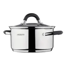 ქვაბი Ardesto Casserole with glass lid Gemini Salerno, 0.8l, stainless steel, siliconeქვაბი Ardesto Casserole with glass lid Gemini Salerno, 0.8l, stainless steel, siliconeქვაბი Ardesto Casserole with glass lid Gemini Salerno, 0.8l, stainless steel, silicone
