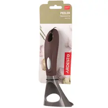 ბოსტნეულის სათლელი Ardesto Peeler Gemini, 19.5cm, stainless steel, nylon, gray-brownბოსტნეულის სათლელი Ardesto Peeler Gemini, 19.5cm, stainless steel, nylon, gray-brownბოსტნეულის სათლელი Ardesto Peeler Gemini, 19.5cm, stainless steel, nylon, gray-brown