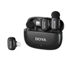 BOYA Mini 12 Ultracompact 2.4GHz Wireless Microphone System BlackBOYA Mini 12 Ultracompact 2.4GHz Wireless Microphone System BlackBOYA Mini 12 Ultracompact 2.4GHz Wireless Microphone System Black