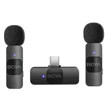 მიკროფონი Boya BY-V20 Ultracompact 2.4GHz Wireless Microphone Systemმიკროფონი Boya BY-V20 Ultracompact 2.4GHz Wireless Microphone Systemმიკროფონი Boya BY-V20 Ultracompact 2.4GHz Wireless Microphone System