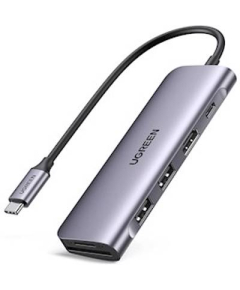 Type-C ჰაბი UGREEN CM195 (70411) Type-C 6-in-1 USB-C Hub, 2xUSB3.0, HDMI, TF/SD, PD, Gray - ISARI.store ყველაზე დაბალ ფასად ,Type-C ჰაბი UGREEN CM195 (70411) Type-C 6-in-1 USB-C Hub, 2xUSB3.0, HDMI, TF/SD, PD, Gray - ISARI.store ,Type-C ჰაბი UGREEN CM195 (70411) Type-C 6-in-1 USB-C Hub, 2xUSB3.0, HDMI, TF/SD, PD, Gray - ISARI.store შეიძინე ყველაზე დაბალ ფასად ,