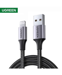 USB კაბელი UGREEN US291 (60157) USB 2.0 A to Apple Lightning Cable Nickel Plating Aluminum Braid 1.5m (Black) - ISARI.store at the lowest price,USB კაბელი UGREEN US291 (60157) USB 2.0 A to Apple Lightning Cable Nickel Plating Aluminum Braid 1.5m (Black) - ISARI.store ,USB კაბელი UGREEN US291 (60157) USB 2.0 A to Apple Lightning Cable Nickel Plating Aluminum Braid 1.5m (Black) - ISARI.store buy at the lowest price,