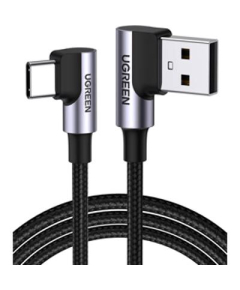 USB კაბელი UGREEN US176 (20855), 18W, USB-A to Type-C 90 Degree, 0.5m, Space Gray - ISARI.store ყველაზე დაბალ ფასად ,USB კაბელი UGREEN US176 (20855), 18W, USB-A to Type-C 90 Degree, 0.5m, Space Gray - ISARI.store ,USB კაბელი UGREEN US176 (20855), 18W, USB-A to Type-C 90 Degree, 0.5m, Space Gray - ISARI.store შეიძინე ყველაზე დაბალ ფასად ,