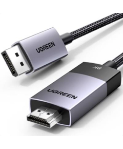 ვიდეო კაბელი UGREEN DP115 (80397), 8K, DisplayPort to HDMI, 2m, Grey - ISARI.store ყველაზე დაბალ ფასად ,ვიდეო კაბელი UGREEN DP115 (80397), 8K, DisplayPort to HDMI, 2m, Grey - ISARI.store ,ვიდეო კაბელი UGREEN DP115 (80397), 8K, DisplayPort to HDMI, 2m, Grey - ISARI.store შეიძინე ყველაზე დაბალ ფასად ,