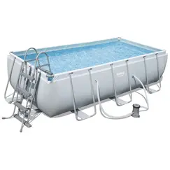 კარკასული აუზი Bestway Power Steel Frame Pool Set with Filter Pump 404 x 201 x 100 cmკარკასული აუზი Bestway Power Steel Frame Pool Set with Filter Pump 404 x 201 x 100 cmკარკასული აუზი Bestway Power Steel Frame Pool Set with Filter Pump 404 x 201 x 100 cm