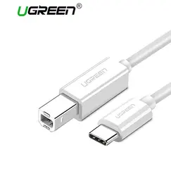 Printer cable UGREEN US241 (40417) USB Type C to USB-B Cable White 1.5MPrinter cable UGREEN US241 (40417) USB Type C to USB-B Cable White 1.5MPrinter cable UGREEN US241 (40417) USB Type C to USB-B Cable White 1.5M