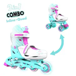 როლიკები NEON COMBO SKATES (SIZE 12-2) TEAL PINK 4L/13L/16L CL 4PKროლიკები NEON COMBO SKATES (SIZE 12-2) TEAL PINK 4L/13L/16L CL 4PKროლიკები NEON COMBO SKATES (SIZE 12-2) TEAL PINK 4L/13L/16L CL 4PK