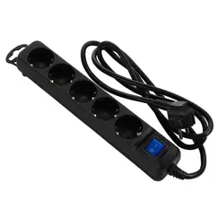 დენის დამაგრძელებელი 2E Power strip 5XSchuko with switch, 3G*1.5мм, 1.5m, blackდენის დამაგრძელებელი 2E Power strip 5XSchuko with switch, 3G*1.5мм, 1.5m, blackდენის დამაგრძელებელი 2E Power strip 5XSchuko with switch, 3G*1.5мм, 1.5m, black