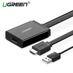 HDMI გადამყვანი UGREEN MM107 (40238) HDMI to DP Converter 0.5m (Black) + USB for powerHDMI გადამყვანი UGREEN MM107 (40238) HDMI to DP Converter 0.5m (Black) + USB for powerHDMI გადამყვანი UGREEN MM107 (40238) HDMI to DP Converter 0.5m (Black) + USB for power