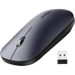 მაუსი UGREEN MU001 (90372) Wireless 2.4G Slim Silent Mouse, 4000DP, Light Blackმაუსი UGREEN MU001 (90372) Wireless 2.4G Slim Silent Mouse, 4000DP, Light Blackმაუსი UGREEN MU001 (90372) Wireless 2.4G Slim Silent Mouse, 4000DP, Light Black
