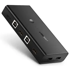 KVM სვიჩი UGREEN CM200 (50744), HDMI 2 IN 1 KVM Switcher, 4K*2K@30HZ, BlackKVM სვიჩი UGREEN CM200 (50744), HDMI 2 IN 1 KVM Switcher, 4K*2K@30HZ, BlackKVM სვიჩი UGREEN CM200 (50744), HDMI 2 IN 1 KVM Switcher, 4K*2K@30HZ, Black