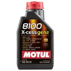 Oil MOTUL 8100 X-CESS GEN2 5W40 1LOil MOTUL 8100 X-CESS GEN2 5W40 1LOil MOTUL 8100 X-CESS GEN2 5W40 1L