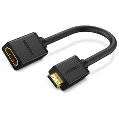 Adapter UGREEN Mini HDMI Male to HDMI Female¶Adapter Cable 22cm (Black)Adapter UGREEN Mini HDMI Male to HDMI Female¶Adapter Cable 22cm (Black)Adapter UGREEN Mini HDMI Male to HDMI Female¶Adapter Cable 22cm (Black)