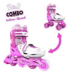 როლიკები NEON COMBO SKATES (SIZE 12-2) PINK 4L/13L/16L CL 4PKროლიკები NEON COMBO SKATES (SIZE 12-2) PINK 4L/13L/16L CL 4PKროლიკები NEON COMBO SKATES (SIZE 12-2) PINK 4L/13L/16L CL 4PK