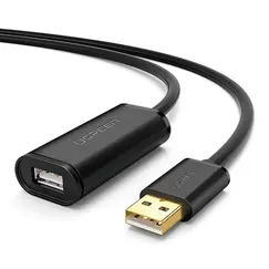 USB extender UGREEN US121 (10323) USB 2.0 Active Extension Cable with Chipset 15m (Black)USB extender UGREEN US121 (10323) USB 2.0 Active Extension Cable with Chipset 15m (Black)USB extender UGREEN US121 (10323) USB 2.0 Active Extension Cable with Chipset 15m (Black)