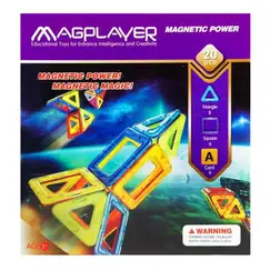 კონსტრუქტორი Magplayer Designer magnetic set 20 e. MPA-20კონსტრუქტორი Magplayer Designer magnetic set 20 e. MPA-20კონსტრუქტორი Magplayer Designer magnetic set 20 e. MPA-20
