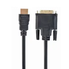 Cable Gembird CC-HDMI-DVI-6 HDMI to DVI cable 1.8 mCable Gembird CC-HDMI-DVI-6 HDMI to DVI cable 1.8 mCable Gembird CC-HDMI-DVI-6 HDMI to DVI cable 1.8 m