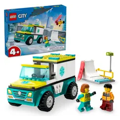 Lego LEGO Constructor CITY EMERGENCY AMBULANCE AND SNOWBOARDERLego LEGO Constructor CITY EMERGENCY AMBULANCE AND SNOWBOARDERLego LEGO Constructor CITY EMERGENCY AMBULANCE AND SNOWBOARDER