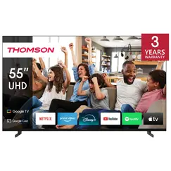 ტელევიზორი Thomson 55UG4S14 LED, 55", 4K UHD, Smart TV, HDMI, USB, LAN, WIFI, BT, Blackტელევიზორი Thomson 55UG4S14 LED, 55", 4K UHD, Smart TV, HDMI, USB, LAN, WIFI, BT, Blackტელევიზორი Thomson 55UG4S14 LED, 55", 4K UHD, Smart TV, HDMI, USB, LAN, WIFI, BT, Black