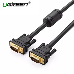 VGA cable UGREEN VG101 (11634) VGA Male to Male Cable 15m (Black)VGA cable UGREEN VG101 (11634) VGA Male to Male Cable 15m (Black)VGA cable UGREEN VG101 (11634) VGA Male to Male Cable 15m (Black)