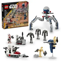 ლეგო LEGO Constructor STAR WARS TM CLONE TROOPER™ & BATTLE DROID™ BATTLE PAლეგო LEGO Constructor STAR WARS TM CLONE TROOPER™ & BATTLE DROID™ BATTLE PAლეგო LEGO Constructor STAR WARS TM CLONE TROOPER™ & BATTLE DROID™ BATTLE PA