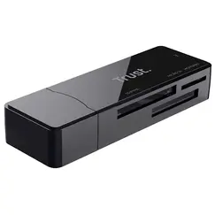 ბარათის წამკითხველი Trust Nanga USB-A to M2 / SD Card Reader, Blackბარათის წამკითხველი Trust Nanga USB-A to M2 / SD Card Reader, Blackბარათის წამკითხველი Trust Nanga USB-A to M2 / SD Card Reader, Black
