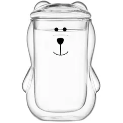 ჭიქების ნაკრები Ardesto Double wall borosilicate glass mug set with a lid Animals, 300 ml, 2 pcs, with glass lidჭიქების ნაკრები Ardesto Double wall borosilicate glass mug set with a lid Animals, 300 ml, 2 pcs, with glass lidჭიქების ნაკრები Ardesto Double wall borosilicate glass mug set with a lid Animals, 300 ml, 2 pcs, with glass lid