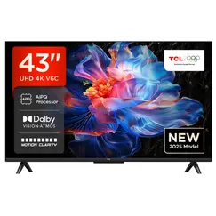 ტელევიზორი TCL 43V6C 4K Google TVტელევიზორი TCL 43V6C 4K Google TVტელევიზორი TCL 43V6C 4K Google TV