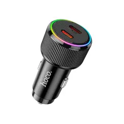 მანქანის დატენი Hoco NZ14B Guerrero PD50W Dual-Type-C car charger blackმანქანის დატენი Hoco NZ14B Guerrero PD50W Dual-Type-C car charger blackმანქანის დატენი Hoco NZ14B Guerrero PD50W Dual-Type-C car charger black