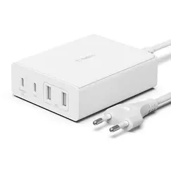 მობილურის დამტენი Belkin Wall Charger 108W GAN Dual USB-C/USB-Aმობილურის დამტენი Belkin Wall Charger 108W GAN Dual USB-C/USB-Aმობილურის დამტენი Belkin Wall Charger 108W GAN Dual USB-C/USB-A