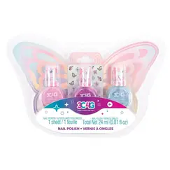 ფრჩხილების ლაქის ნაკრები Make It Real 10043MR 3C4G, Butterfly Nail Polishფრჩხილების ლაქის ნაკრები Make It Real 10043MR 3C4G, Butterfly Nail Polishფრჩხილების ლაქის ნაკრები Make It Real 10043MR 3C4G, Butterfly Nail Polish