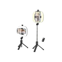 მობილურის სამაგრი Hoco LV03 Plus Showfull fill light live broadcast holder blackმობილურის სამაგრი Hoco LV03 Plus Showfull fill light live broadcast holder blackმობილურის სამაგრი Hoco LV03 Plus Showfull fill light live broadcast holder black