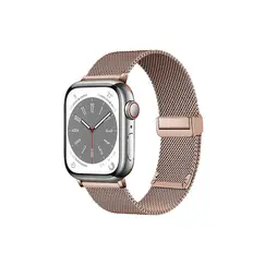 სმარტ საათის სამაჯური TVC KALEBOL Magnetic Buckle Watch Band for Apple Watch Series 10 9 8 7 SE 6 5 4 3 2 1 42mm 41mm 40mm 38mm Stainless Steel Strap - Rose Goldსმარტ საათის სამაჯური TVC KALEBOL Magnetic Buckle Watch Band for Apple Watch Series 10 9 8 7 SE 6 5 4 3 2 1 42mm 41mm 40mm 38mm Stainless Steel Strap - Rose Goldსმარტ საათის სამაჯური TVC KALEBOL Magnetic Buckle Watch Band for Apple Watch Series 10 9 8 7 SE 6 5 4 3 2 1 42mm 41mm 40mm 38mm Stainless Steel Strap - Rose Gold
