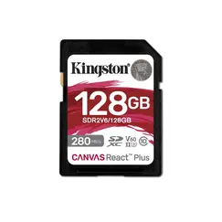ფლეშ მეხსიერების ბარათი Kingston 128GB SDXC UHS-II Canvas React Plus (SDR2V6/128GB)ფლეშ მეხსიერების ბარათი Kingston 128GB SDXC UHS-II Canvas React Plus (SDR2V6/128GB)ფლეშ მეხსიერების ბარათი Kingston 128GB SDXC UHS-II Canvas React Plus (SDR2V6/128GB)