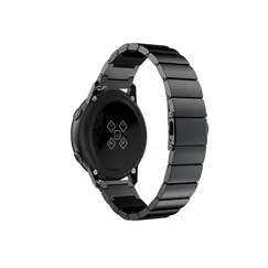 Stainless Steel Watch Band 20mm for Samsung Galaxy Watch Active, Smart Watch Replacement Strap - BlackStainless Steel Watch Band 20mm for Samsung Galaxy Watch Active, Smart Watch Replacement Strap - BlackStainless Steel Watch Band 20mm for Samsung Galaxy Watch Active, Smart Watch Replacement Strap - Black