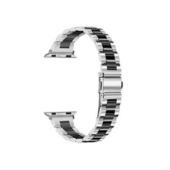 სმარტ საათის სამაჯური For Samsung Galaxy Watch Stainless Steel 3-Bead Watch Strap 20mm Replace Band - Silver+Blackსმარტ საათის სამაჯური For Samsung Galaxy Watch Stainless Steel 3-Bead Watch Strap 20mm Replace Band - Silver+Blackსმარტ საათის სამაჯური For Samsung Galaxy Watch Stainless Steel 3-Bead Watch Strap 20mm Replace Band - Silver+Black