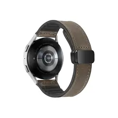 სმარტ საათის სამაჯური For Samsung Gear Sport / Huawei Watch GT 3 42mm Magnetic Genuine Cow Leather Watch Band, 20mm - Dark Brownსმარტ საათის სამაჯური For Samsung Gear Sport / Huawei Watch GT 3 42mm Magnetic Genuine Cow Leather Watch Band, 20mm - Dark Brownსმარტ საათის სამაჯური For Samsung Gear Sport / Huawei Watch GT 3 42mm Magnetic Genuine Cow Leather Watch Band, 20mm - Dark Brown