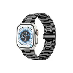 სმარტ საათის სამაჯური TVC Samsung Galaxy Watch Ultra 47mm Watch Band Solid Stainless Steel Metal Strap - Blackსმარტ საათის სამაჯური TVC Samsung Galaxy Watch Ultra 47mm Watch Band Solid Stainless Steel Metal Strap - Blackსმარტ საათის სამაჯური TVC Samsung Galaxy Watch Ultra 47mm Watch Band Solid Stainless Steel Metal Strap - Black