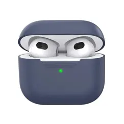 ყურსასმენის ქეისი Silicone Case For AirPods 3 - Midnight Blueყურსასმენის ქეისი Silicone Case For AirPods 3 - Midnight Blueყურსასმენის ქეისი Silicone Case For AirPods 3 - Midnight Blue