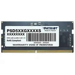 ოპერატიული მეხსიერება Patriot Signature DDR5 32GB 5600MHz SODIMM - PSD532G56002Sოპერატიული მეხსიერება Patriot Signature DDR5 32GB 5600MHz SODIMM - PSD532G56002Sოპერატიული მეხსიერება Patriot Signature DDR5 32GB 5600MHz SODIMM - PSD532G56002S