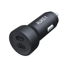 ავტომობილის უსადენო დამტენი Aukey 65W CC-Y23 Enduro Type-C Dual 2-Port Car Charger - Grayავტომობილის უსადენო დამტენი Aukey 65W CC-Y23 Enduro Type-C Dual 2-Port Car Charger - Grayავტომობილის უსადენო დამტენი Aukey 65W CC-Y23 Enduro Type-C Dual 2-Port Car Charger - Gray