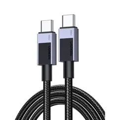 USB Cable UGREEN L512 (45064), 100W, Type-C to Type-C PD Fast Charging Cable, 2m, Space GrayUSB Cable UGREEN L512 (45064), 100W, Type-C to Type-C PD Fast Charging Cable, 2m, Space GrayUSB Cable UGREEN L512 (45064), 100W, Type-C to Type-C PD Fast Charging Cable, 2m, Space Gray