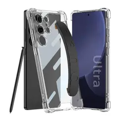 მობილურის ქეისი TVC GKK 10873 For Samsung S25 Ultra Case Airbag Shockproof Phone Cover with Wrist Strap - Blackმობილურის ქეისი TVC GKK 10873 For Samsung S25 Ultra Case Airbag Shockproof Phone Cover with Wrist Strap - Blackმობილურის ქეისი TVC GKK 10873 For Samsung S25 Ultra Case Airbag Shockproof Phone Cover with Wrist Strap - Black