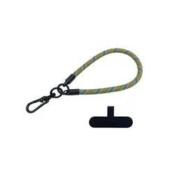 მობილურის სამაგრი TVC Phone Hand Strap 8mm Polyester Short Strap Lanyard with Tether Tab, Length: 30cm - Green/Orange/Blueმობილურის სამაგრი TVC Phone Hand Strap 8mm Polyester Short Strap Lanyard with Tether Tab, Length: 30cm - Green/Orange/Blueმობილურის სამაგრი TVC Phone Hand Strap 8mm Polyester Short Strap Lanyard with Tether Tab, Length: 30cm - Green/Orange/Blue