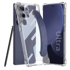 მობილურის ქეისი TVC GKK 10873 For Samsung S25 Ultra Case Airbag Shockproof Phone Cover with Wrist Strap - Blueმობილურის ქეისი TVC GKK 10873 For Samsung S25 Ultra Case Airbag Shockproof Phone Cover with Wrist Strap - Blueმობილურის ქეისი TVC GKK 10873 For Samsung S25 Ultra Case Airbag Shockproof Phone Cover with Wrist Strap - Blue