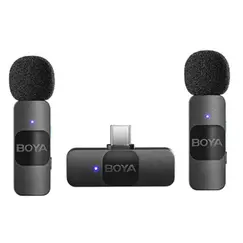 მიკროფონი Boya BY-V20 Ultracompact 2.4GHz Wireless Microphone Systemმიკროფონი Boya BY-V20 Ultracompact 2.4GHz Wireless Microphone Systemმიკროფონი Boya BY-V20 Ultracompact 2.4GHz Wireless Microphone System