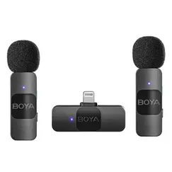 მიკროფონი Boya BY-V2 Ultracompact 2.4GHz Wireless Microphone Systemმიკროფონი Boya BY-V2 Ultracompact 2.4GHz Wireless Microphone Systemმიკროფონი Boya BY-V2 Ultracompact 2.4GHz Wireless Microphone System