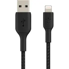 USB Cable BELKIN BOOSTCHARGE BRAIDED LIGHTNING TO USB-A CABLEUSB Cable BELKIN BOOSTCHARGE BRAIDED LIGHTNING TO USB-A CABLEUSB Cable BELKIN BOOSTCHARGE BRAIDED LIGHTNING TO USB-A CABLE