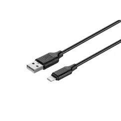 მობილურის სადენი KITs USB 2.0 to Lightning cable, 2A, black, 1m, KITS-W-003მობილურის სადენი KITs USB 2.0 to Lightning cable, 2A, black, 1m, KITS-W-003მობილურის სადენი KITs USB 2.0 to Lightning cable, 2A, black, 1m, KITS-W-003